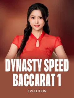 Dynasty Speed Baccarat 1, livebord med riktig dealer hos Slamz